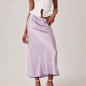 Reformation Layla Silk skirt
